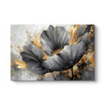 Πίνακας σε καμβά "Flowers Whispering in the Night" Megapap ψηφιακής εκτύπωσης 140x100x3εκ. - MPGP033-0172
