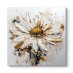 Πίνακας σε καμβά "Daisy" Megapap ψηφιακής εκτύπωσης 80x80x3εκ. - MPGP033-0173