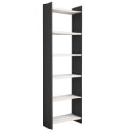 ΒΙΒΛΙΟΘΗΚΗ CLASSIKER HM9226.13 ΜΕΛΑΜΙΝΗΣ ΓΚΡΙ-ΛΕΥΚΟ 48,5x22x160Υεκ. - ΗΜ0533979 - Image 4