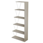 ΒΙΒΛΙΟΘΗΚΗ ΜΕΛΑΜΙΝΗΣ MINI TARS SONOMA ΛΕΥΚΟ HM2241.11 65x22-24x146Υεκ. - ΗΜ0533984 - Image 4