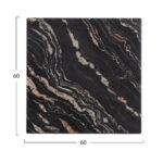 ΕΠΙΦΑΝΕΙΑ ΤΡΑΠΕΖΙΟΥ WERZALIT 60Χ60Χ3.5εκ.  BLACK GOLD MARBLE HM5229.15 - ΗΜ0603124 - Image 2
