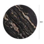 ΕΠΙΦΑΝΕΙΑ ΤΡΑΠΕΖΙΟΥ Φ60Χ2.5εκ. 5787 WERZALIT BLACK GOLD MARBLE HM5227.15 - ΗΜ0603123 - Image 2