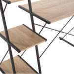 ΓΡΑΦΕΙΟ NOREX HM9317 ΜΕΤΑΛΛΙΚΟ ΜΑΥΡΟ ΜΕ MDF ΕΠΙΦΑΝΕΙΑ ΣΕ ΟΑΚ 116X48X89,5Υεκ. - ΗΜ0533933 - Image 5