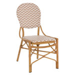 ΚΑΡΕΚΛΑ ΑΛΟΥΜΙΝΙΟΥ BAMBOO LOOK ΦΥΣΙΚΟ - ΛΕΥΚΟ HM5927.03 46x56x95Yεκ. - ΗΜ0615175