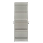 ΝΤΟΥΛΑΠΑ 2ΦΥΛΛΗ BAILEY ΜΕ ΤΡΙΑ ΡΑΦΙΑ HM337.05 ΜΕΛΑΜΙΝΗ ΛΕΥΚΗ 60Χ43Χ181Υεκ. - ΗΜ0533849 - Image 4
