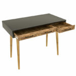 Γραφείο PWF-0280   χρώμα ανθρακί - πεύκο 105x55x79εκ-PK071-000794 - Image 3