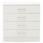 Συρταριέρα Elise   4ων συρταριών λευκό 69x40x71εκ-PK208-000008 - Image 2