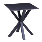 ΒΟΗΘΗΤΙΚΟ ΤΡΑΠΕΖΑΚΙ ΣΑΛΟΝΙΟΥ HM9471.04 BLACK MARBLE TOP-ΜΑΥΡΗ ΜΕΤΑΛ.ΒΑΣΗ 50x50x55Υεκ. - ΗΜ0534754