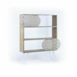 Βιβλιοθήκη ArteLibre ILLIA No 3 Δρυς/Λευκό 94x25x117cm-AR14570267
