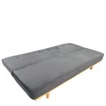 Καναπές Κρεβάτι Τριθέσιος ArteLibre CELESTE Γκρι Ύφασμα 193x85x88cm-AR14290068 - Image 3