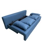 Καναπές Κρεβάτι Τριθέσιος ArteLibre URBAN LOUNGE 3S Μπλε Ύφασμα 194x93x72cm-AR14290091 - Image 4