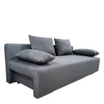 Καναπές Κρεβάτι Τριθέσιος ArteLibre URBAN LOUNGE 3S Γκρι Ύφασμα 194x93x72cm-AR14290095