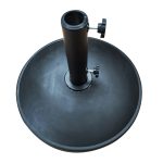 Βάση Ομπρέλας ArteLibre RUGEN 12kg Μαύρο Τσιμέντο/Πλαστικό 45x6cm-AR14660078