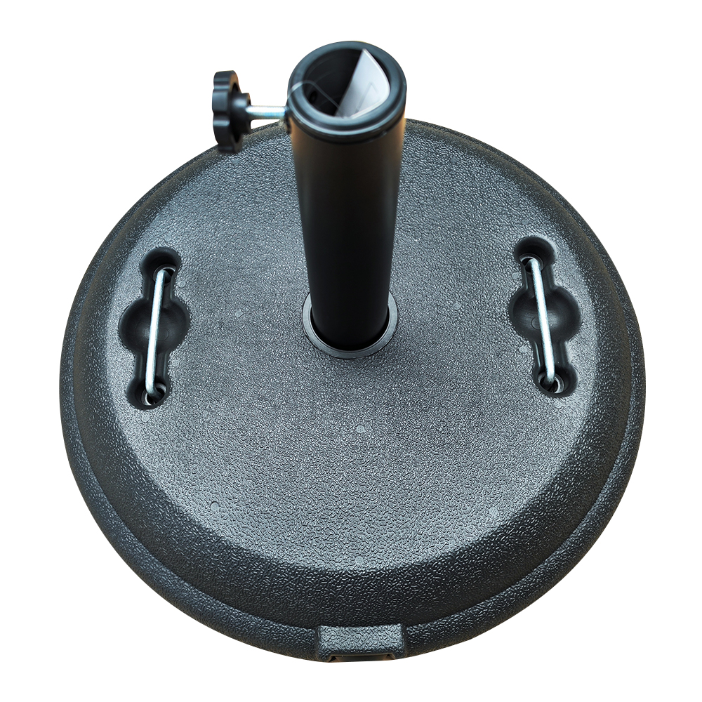 14660079vasiomprelas Βάση Ομπρέλας ArteLibre KODIAK 22kg Μαύρο Τσιμέντο/Πλαστικό 46.5x33cm-AR14660079 - Image 1