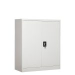 Φοριαμός ArteLibre GONDOLIN Γκρι Ανοιχτό Μέταλλο 90x40x91cm-AR14800026