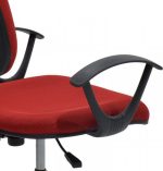 Καρέκλα Γραφείου BASIC Κόκκινο Ύφασμα 55x48x82-94cm-AR14990132 - Image 5