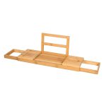 Ράφι Μπάνιου Επεκτάσιμο 50-92x18x4cm Μπαμπού-AR06450814