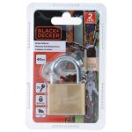 Λουκέτο 40mm Standard Shackle BLACK+DECKER-AR06450952 - Image 4