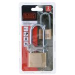 Λουκέτο 50mm Μεγάλη Καμπάνα Ορειχάλκινο BLACK+DECKER-AR06450957 - Image 5