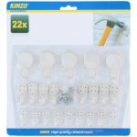Γάντζοι Τοίχου με Καρφιά 22Τμχ KINZO-AR06451720